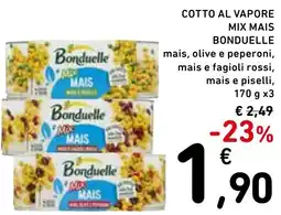 Spazio Conad Cotto al vapore mix mais BONDUELLE offerta