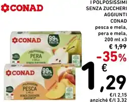 Spazio Conad I polposissimi senza zuccheri aggiunti CONAD offerta
