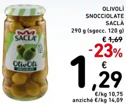 Spazio Conad Olivolì snocciolate SACLÀ offerta
