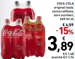 Spazio Conad Coca-cola offerta
