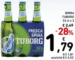 Spazio Conad Birra TUBORG offerta