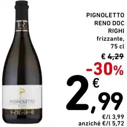 Spazio Conad Pignoletto reno doc RIGHI offerta
