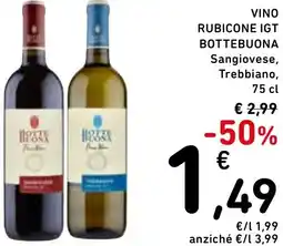 Spazio Conad Vino rubicone igt BOTTEBUONA offerta
