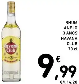 Spazio Conad Rhum anejo 3 anos HAVANA CLUB offerta