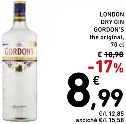 Spazio Conad London dry gin GORDON'S offerta