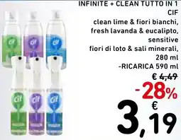 Spazio Conad Infinite + clean tutto in 1 CIF offerta