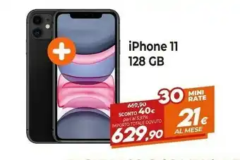 Expert Iphone 11 15,5 cm (6.1") 128 gb doppia sim offerta