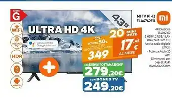 Expert Mi tv p1 ela4742eu offerta