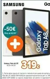 Expert Galaxy tab a8 tablet android 10.5 pollici lte ram 4 gb 64 gb tablet android 11 silver offerta