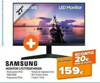 Expert Monitor lf27t350fhrxen offerta