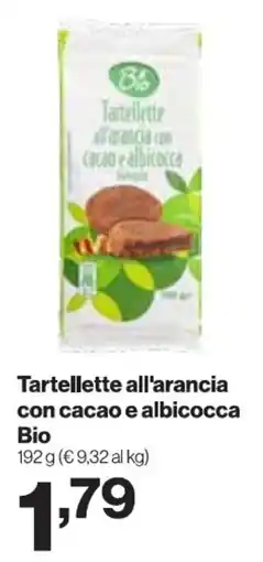 In'S Mercato Tartellette all'arancia con cacao e albicocca Bio offerta