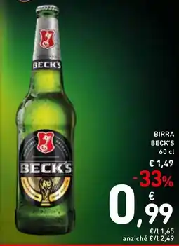 Spazio Conad Birra BECK'S offerta