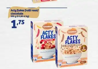 In'S Mercato Acty flakes ai frutti rossi 300 g(ml) offerta