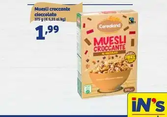 Muesli croccante cioccolato