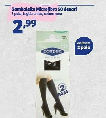 In'S Mercato Gambaletto microfibra 50 denari offerta