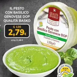 Basko Il pesto con basilico genovese dop QUALITÀ BASKO offerta