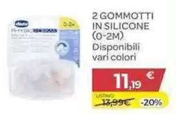 Bimbo Store Chicco 2 gommotti in silicone offerta