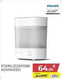 Bimbo Store Philips avent sterilizzatore advanced offerta