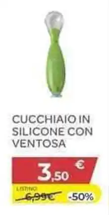 Bimbo Store Cucchiaio in silicone con ventosa offerta