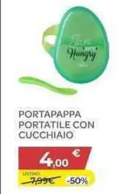 Bimbo Store Portapappa portatile con cucchiaio offerta
