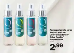 In'S Mercato Quovis Acqua profumata corpo Mora e Lampone/ Cedro e Mandarino/ Acqua marina offerta