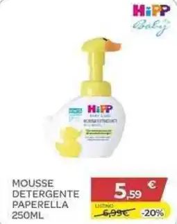 Bimbo Store Hipp mousse detergente paperella offerta