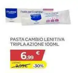 Bimbo Store Mustela pasta cambio lenitiva tripla azione offerta