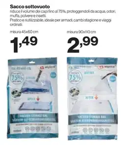 In'S Mercato Sacco sottovuoto offerta