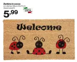 In'S Mercato Zerbino in cocco offerta