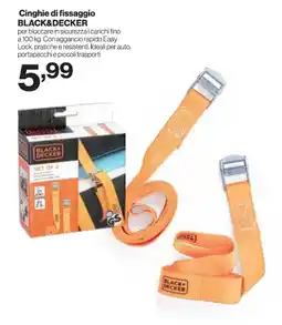 In'S Mercato Cinghie di fissaggio BLACK&DECKER offerta