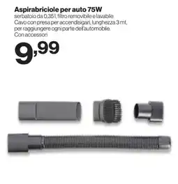 In'S Mercato Aspirabriciole per auto 75W offerta