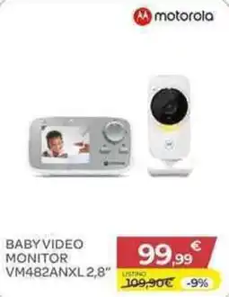 Bimbo Store Motorola baby video monitor VM482ANXL 2,8" offerta