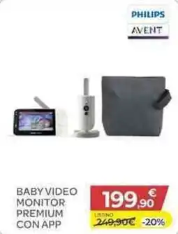 Bimbo Store Philips baby video monitor premium con app offerta