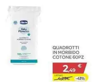 Bimbo Store Chicco quadrotti in morbido cotone offerta