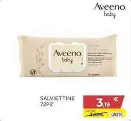 Bimbo Store Aveeno baby salviettine offerta