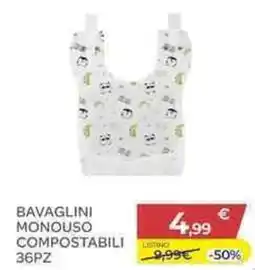 Bimbo Store Chicco bavaglini monouso compostabili offerta