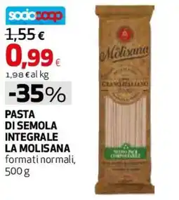 Coop Master Alleanza 3.0 Pasta di semola integrale LA MOLISANA offerta