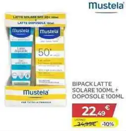 Bimbo Store Mustela bipack latte solare + doposole offerta