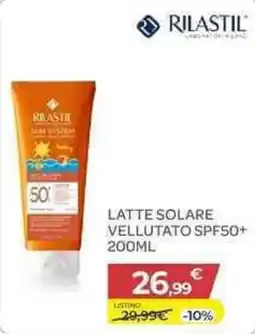 Bimbo Store Rilastil latte solare vellutato spf50+ offerta
