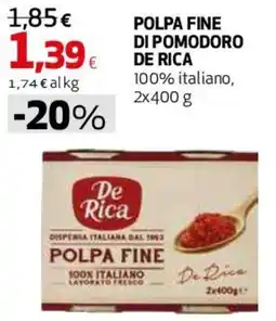 Coop Master Alleanza 3.0 Polpa fine di pomodoro DE RICA offerta