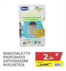 Bimbo Store Chicco braccialetto profumato antizanzare in plastica offerta