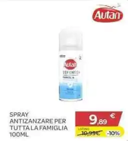 Bimbo Store Autan spray antizanzare per tutta la famiglia offerta
