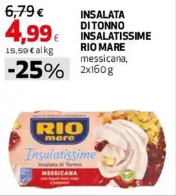 Coop Master Alleanza 3.0 Insalata di tonno insalatissime RIO MARE offerta