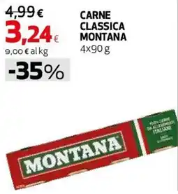 Coop Master Alleanza 3.0 Carne classica MONTANA offerta