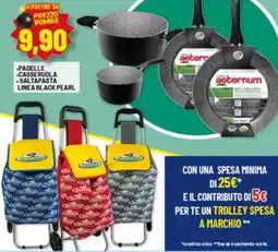 Risparmio Casa Aeternum padelle, casseruola, saltapasta, linea black pearl offerta