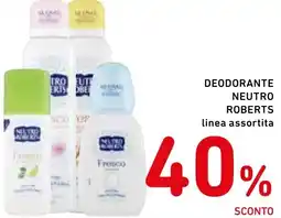 Spazio Conad Deodorante NEUTRO ROBERTS offerta