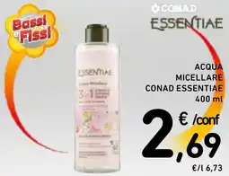 Spazio Conad Acqua micellare CONAD ESSENTIAE offerta