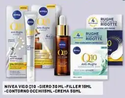 Risparmio Casa Nivea viso q10, siero, filler, contorno occhi, crema offerta
