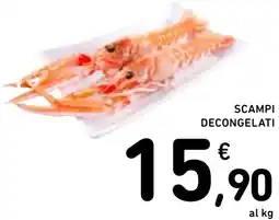 Spazio Conad Scampi decongelati offerta