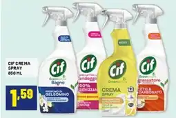 Risparmio Casa Cif crema spray offerta